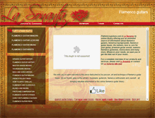 Tablet Screenshot of flamenco-guitars.com